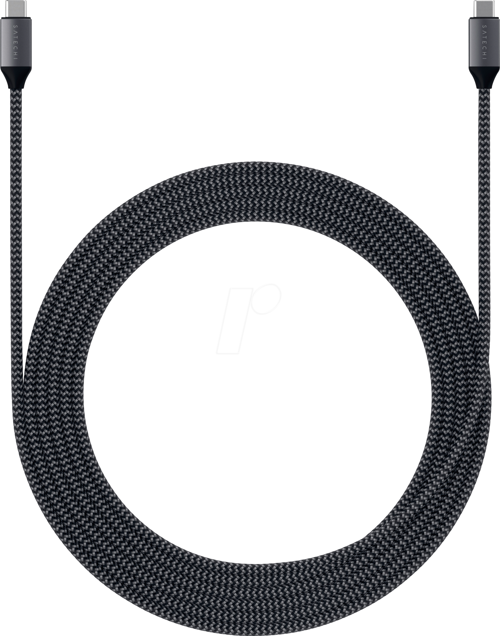 ST-TCC2MM - Satechi Type-C zu Type-C 100W Ladekabel, grau von SATECHI