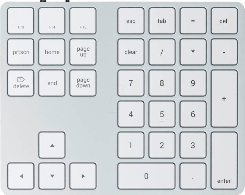 ST-XLABKS - Satechi Extended Wireless Keypad Silver von SATECHI