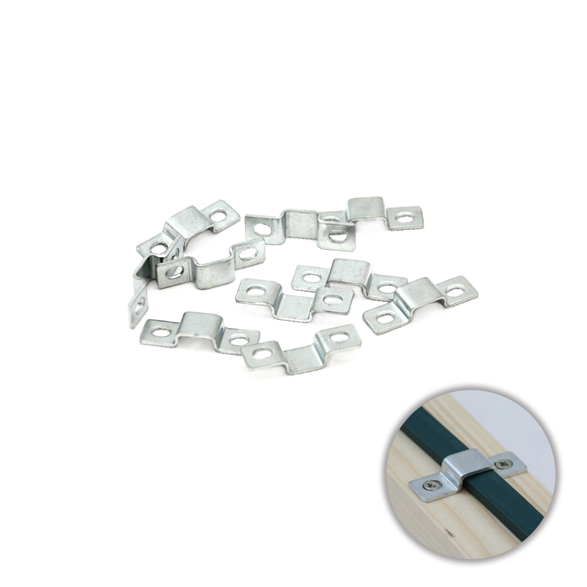 10er Set Metall-Clip für Illu-Kabel - Befestigung für Flachkabel | ... von SATISFIRE