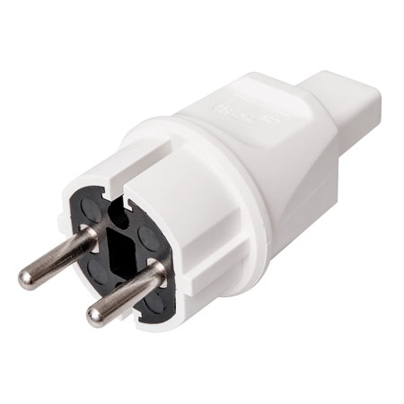 ILLU Konturenstecker Vollgummi- weiß - wetterfest - IP44 - für ILLU Flachkabel ILLU Konturenstecker Vollgummi- weiß - wetterfest - IP44 - für ILLU Flachkabel von SATISFIRE