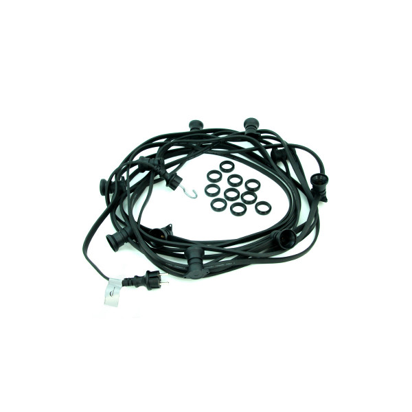 ILLU-Lichterkette 5m - 5 x E27 - IP44 - ohne Leuchtmittel - SATISFIRE ILLU-Lichterkette 5m - 5 x E27 - IP44 - ohne Leuchtmittel - SATISFIRE von SATISFIRE