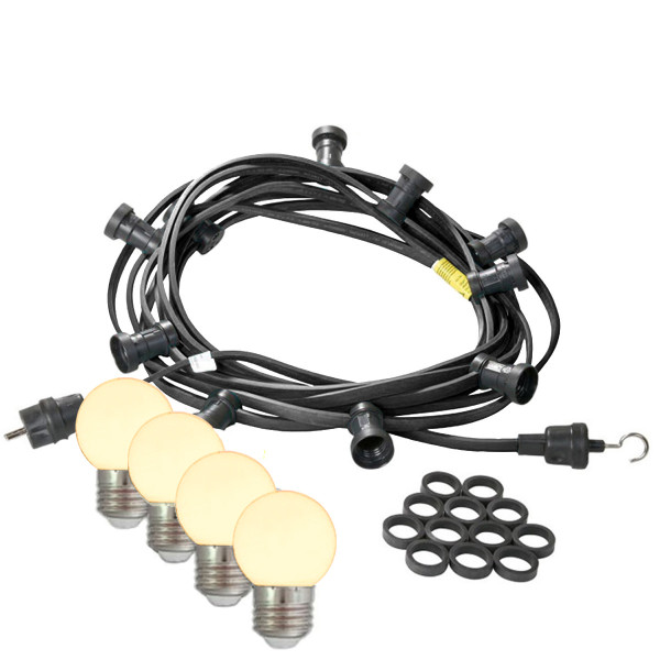 Illu-/Partylichterkette 30m - Außenlichterkette - Made in Germany -... von SATISFIRE
