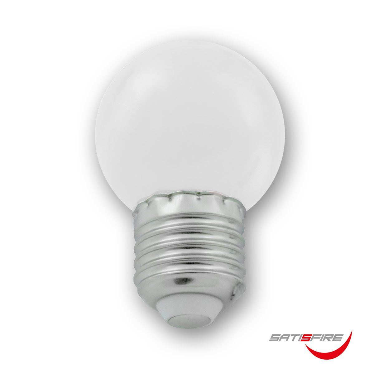 LED Leuchtmittel G45 - kaltweiß 6000K - E27 - 1W | SATISFIRE von SATISFIRE