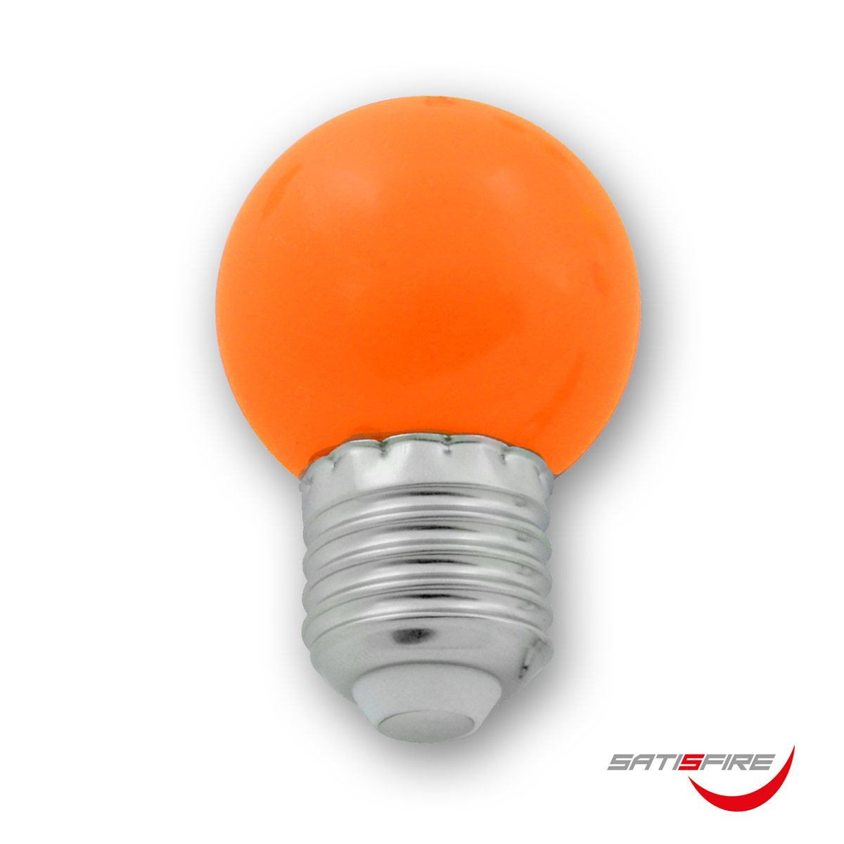 LED Leuchtmittel G45 - orange - E27 - 1W | SATISFIRE LED Leuchtmittel G45 - orange - E27 - 1W | SATISFIRE von SATISFIRE