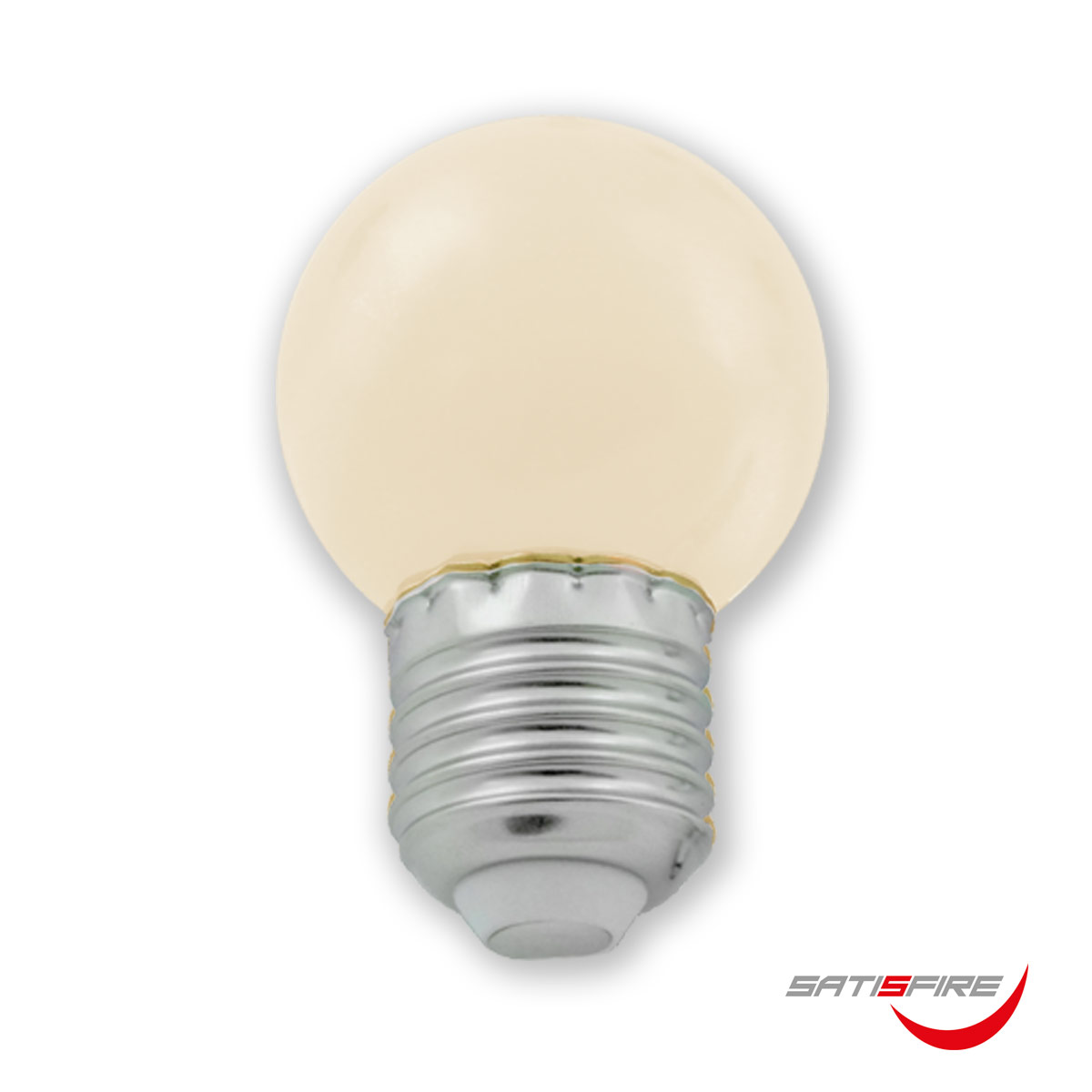 LED Leuchtmittel G45 - warmweiß 2700K - E27 - 1W | SATISFIRE von SATISFIRE