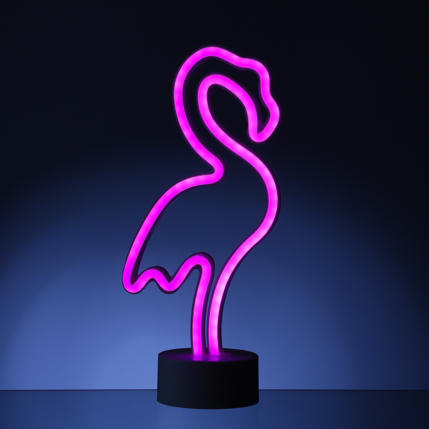 LED NEON Figur FLAMINGO - Neonlicht - H: 30cm - Batterie oder USB B... von SATISFIRE