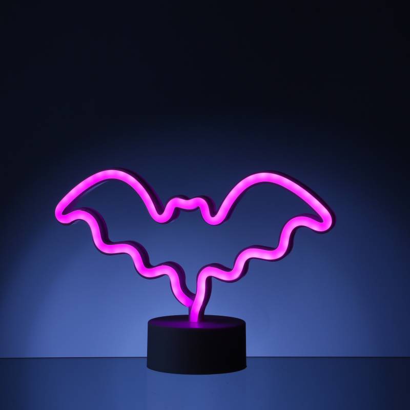 LED NEON Figur FLEDERMAUS - Neonlicht - H: 17cm - Batterie oder USB... von SATISFIRE