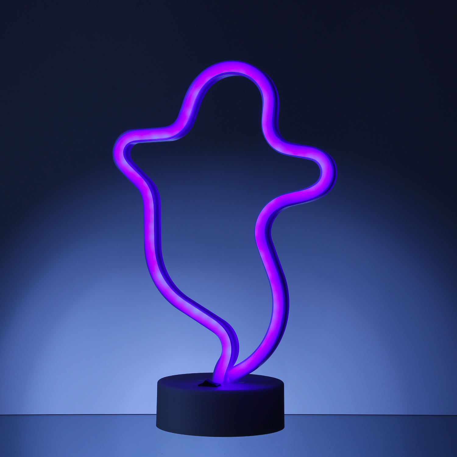 LED NEON Figur GESPENST - Neonlicht - H: 29cm - Batterie oder USB B... von SATISFIRE