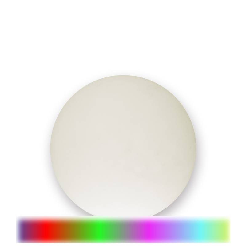 Leuchtobjekt outdoor KUGEL 30cm mit RGB LED Modul - Wireless Charging - Fernbedienung von SATISFIRE