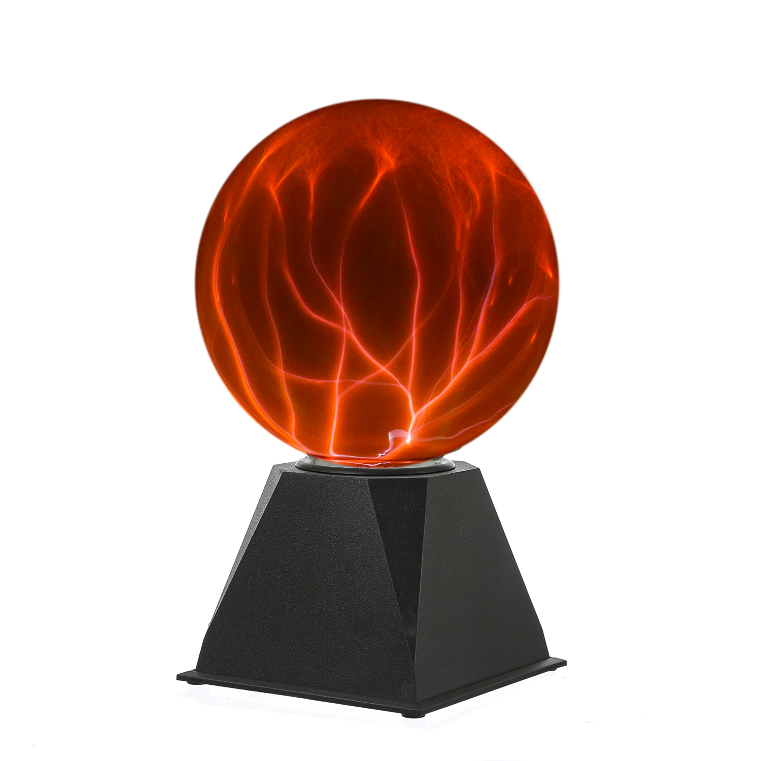 Plasmakugel - orangene Blitz-Show - Automatikbetrieb oder Musiksteuerung - Kugel Durchmesser: 15cm Plasmakugel - orangene Blitz-Show - Automatikbetrieb oder Musiksteuerung - Kugel Durchmesser: 15cm von SATISFIRE