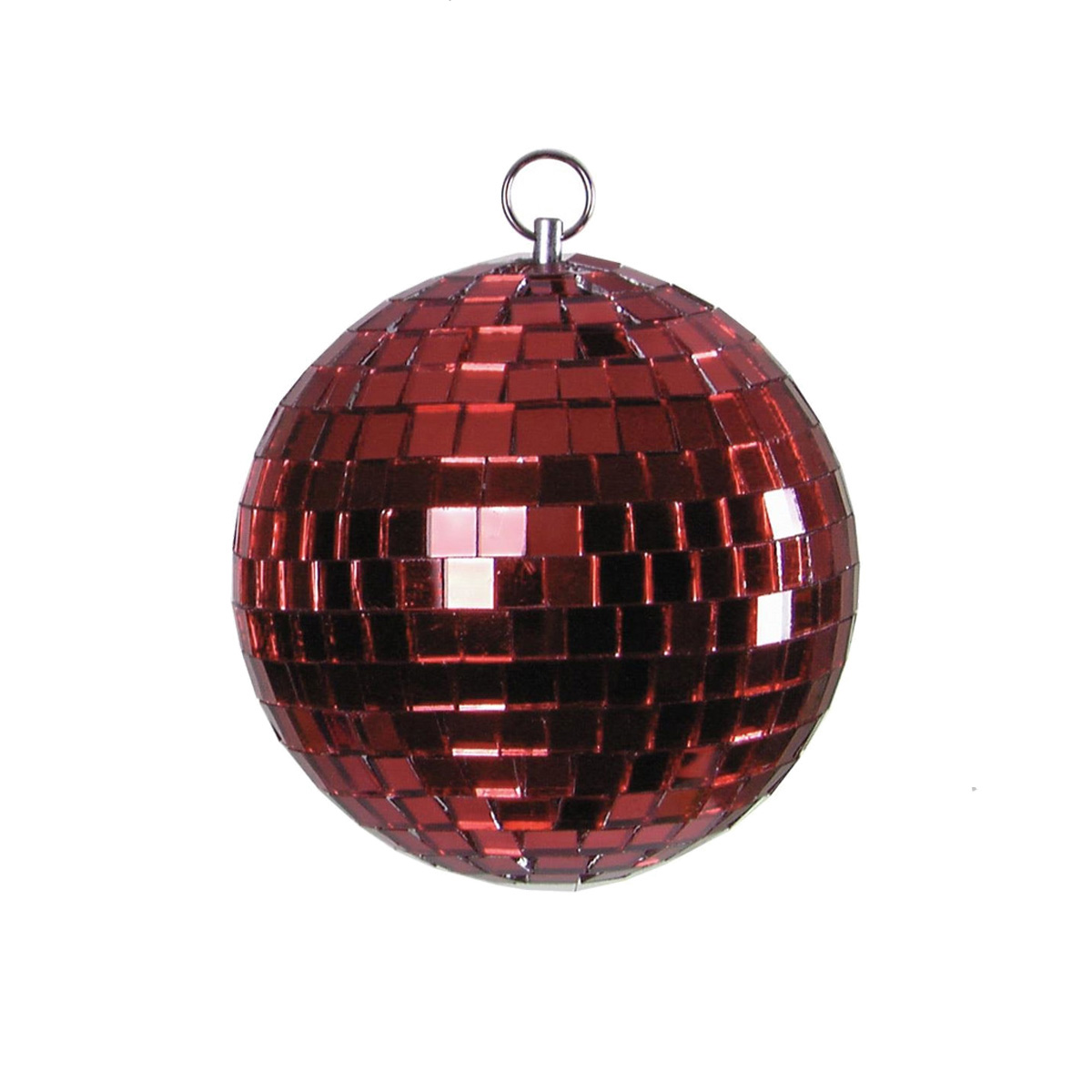 Spiegelkugel 20cm - Discokugel - Echtglas - 10x10mm Spiegel - rot Spiegelkugel 20cm - Discokugel - Echtglas - 10x10mm Spiegel - rot von SATISFIRE