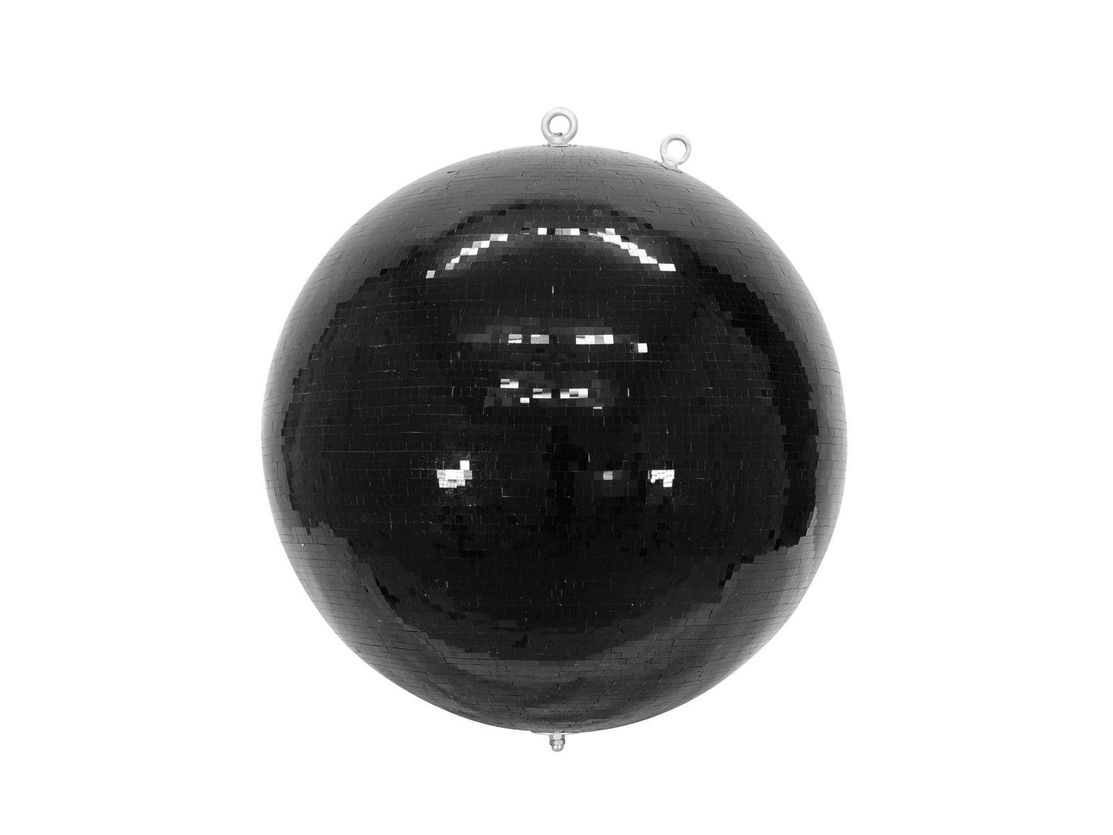 Spiegelkugel 50cm - schwarz - Safety - Discokugel Echtglas - 10x10m... von SATISFIRE