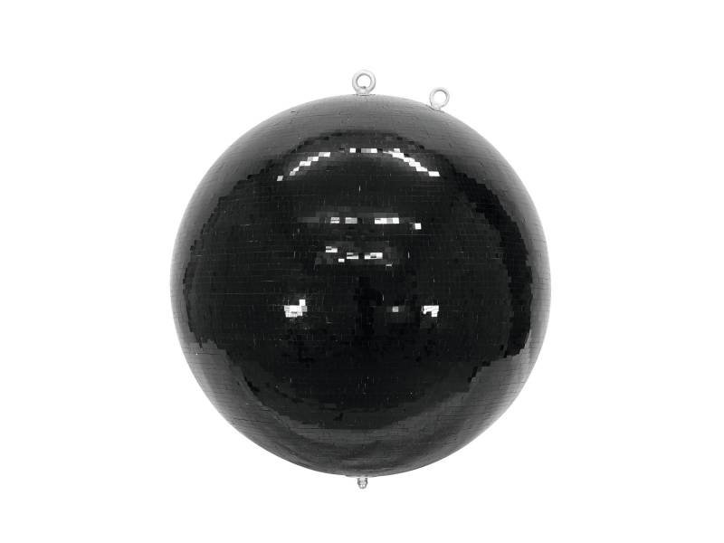 Spiegelkugel 50cm - schwarz - Safety - Discokugel Echtglas - 10x10mm Spiegel PROFI von SATISFIRE