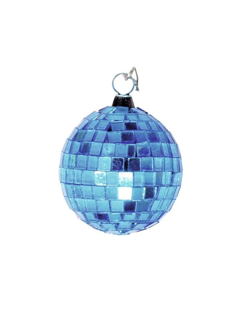 Spiegelkugel 5cm - Discokugel - Echtglas - 5x5mm Spiegel - DEKO Serie - blau von SATISFIRE