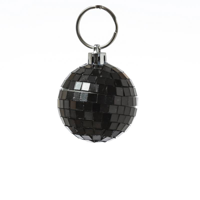 Spiegelkugel 5cm - Discokugel - Echtglas - 5x5mm Spiegel - DEKO Serie - schwarz von SATISFIRE