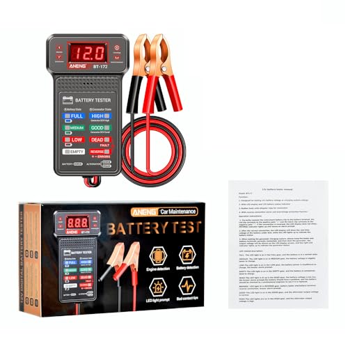 SATMW BT172 Automotive Battery Tester Analyse Genaues Strommesswerkzeug für Wartungsdiagnose für Autobesitzer - Withe Box SATMW BT172 Automotive Battery Tester Analyse Genaues Strommesswerkzeug für Wartungsdiagnose für Autobesitzer - Withe Box von SATMW