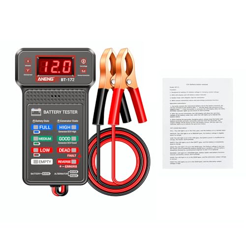 SATMW BT172 Automotive Battery Tester Analyse Genauiges Strommesswerkzeug für Wartungsdiagnose für Autobesitzer SATMW BT172 Automotive Battery Tester Analyse Genauiges Strommesswerkzeug für Wartungsdiagnose für Autobesitzer von SATMW