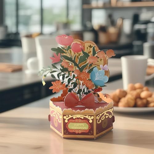 SATONA 3D Pop Up Fee Geburtstagskarte - Handgemachtes Zauberwald Design mit Blumen & niedlichen Tieren - Einzigartige Fantasie-Grußkarte Geschenk für Mädchen, Frauen & Märchenliebhaber SATONA 3D Pop Up Fee Geburtstagskarte - Handgemachtes Zauberwald Design mit Blumen & niedlichen Tieren - Einzigartige Fantasie-Grußkarte Geschenk für Mädchen, Frauen & Märchenliebhaber von SATONA