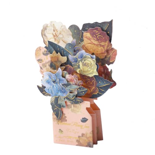 SATONA Card Flower 3DDEC24 Grußkarte von SATONA