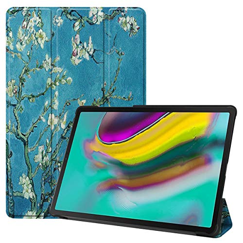 Samsung Galaxy Tab S5e 10.5 Hülle, SATURCASE Schön PU Leder Folio Standfunktion Schutzhülle Tablet Tasche Hülle für mit Auto Sleep/Wake Funktion für Samsung Galaxy Tab S5e 10.5 SM-T720 T725 (KN-6) von SATURCASE