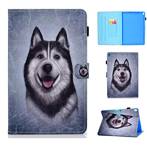 Schutzhülle für Apple iPad Pro 10.5 (2017) / iPad Air 3 10.5 (2019), schönes PU-Leder Flip Double Magnet Wallet Stand Card Slots Case Cover mit Auto Sleep/Wake Up Funktion DT-16 von SATURCASE