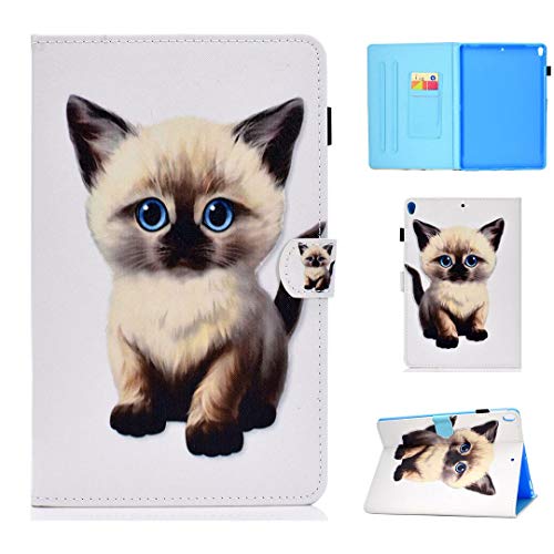 Schutzhülle für Apple iPad Pro 10.5 (2017) / iPad Air 3 10.5 (2019), schönes PU-Leder Flip Double Magnet Wallet Stand Card Slots Case Cover mit Auto Sleep/Wake Up Funktion DT-17 von SATURCASE