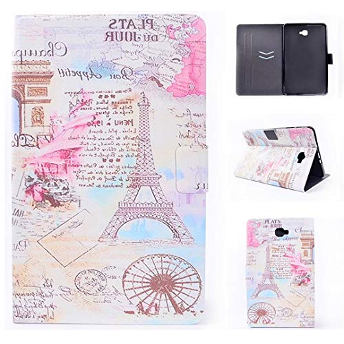 Schutzhülle für Samsung Galaxy Tab A 10.1 (2016) SM-T580 T585, schönes PU-Leder Flip Double Magnet Wallet Stand Card Slots Case Cover mit Auto Sleep/Wake Up Funktion ML-5 von SATURCASE