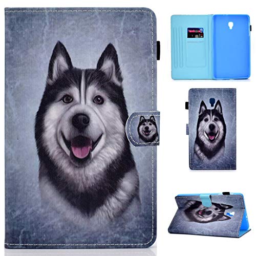 Schutzhülle für Samsung Galaxy Tab A 8.0 (2017) SM-T380 T385, schönes PU-Leder Flip Double Magnet Wallet Stand Card Slots Case Cover mit Auto Sleep/Wake Up Funktion DT-16 von SATURCASE
