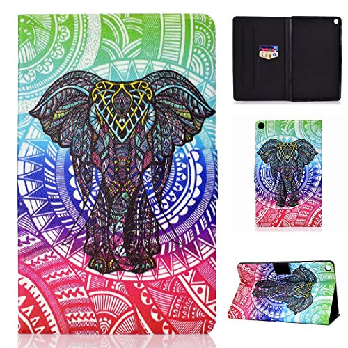 Schutzhülle für Samsung Galaxy Tab A 8.0 (2019) mit S Pen SM-P200 P205 Schöne PU Leder Flip Double Magnet Wallet Stand Card Slots Case Cover DT-3 von SATURCASE