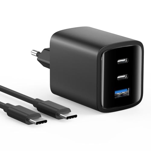 70W USB C Ladegerät, 3-Port Schnellladegerät mit 2M Typ C Ladekabel Netzteil Kompatibel für MacBook Air MacBook Pro 13 14 15 16 Zoll, 2024 iPad M4 M2, iPhone 16 Pro/16/15, Galaxy S24/S23, Pixel 70W USB C Ladegerät, 3-Port Schnellladegerät mit 2M Typ C Ladekabel Netzteil Kompatibel für MacBook Air MacBook Pro 13 14 15 16 Zoll, 2024 iPad M4 M2, iPhone 16 Pro/16/15, Galaxy S24/S23, Pixel von SATURNDOCK