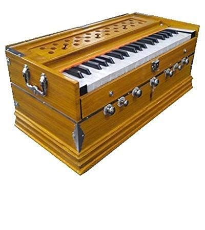 SATYA EXPORTS Harmonium 440 Hz, extra hoch, lang, für Yoga, Bhajan, Größe: 55,9 x 30,5 x 25,4 cm von SATYA EXPORTS