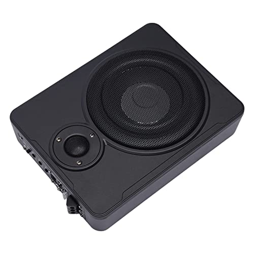 SAUADY Auto-Subwoofer Audio Mit Passende Verbindungskabel Auto Untersitz Kfz Aktiv Bassbox 31.5 * 24 * 7.5CM 30-100Hz Schwarz SAUADY Auto-Subwoofer Audio Mit Passende Verbindungskabel Auto Untersitz Kfz Aktiv Bassbox 31.5 * 24 * 7.5CM 30-100Hz Schwarz von SAUADY