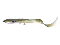 SG 3D Hard Eel Tail Bait 17cm 40g SS 10-Green Silver von SAVAGE GEAR