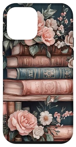 Buchliebhaber Floral Vintage Bücherwurm Blumen Hülle für iPhone 12 mini Buchliebhaber Floral Vintage Bücherwurm Blumen Hülle für iPhone 12 mini von SAVARLO