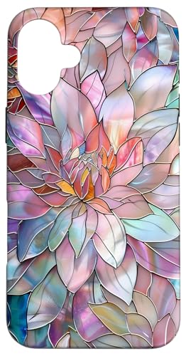 Floral Dahlie Pink Lila Ästhetische Blumen Hülle für iPhone 16 Plus Floral Dahlie Pink Lila Ästhetische Blumen Hülle für iPhone 16 Plus von SAVARLO