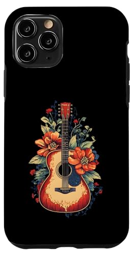 Gitarre Floral Instrument Musik Blumen Botanische Frauen Hülle für iPhone 11 Pro Gitarre Floral Instrument Musik Blumen Botanische Frauen Hülle für iPhone 11 Pro von SAVARLO