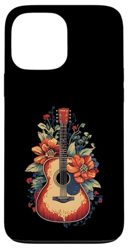 Gitarre Floral Instrument Musik Blumen Botanische Frauen Hülle für iPhone 13 Pro Max Gitarre Floral Instrument Musik Blumen Botanische Frauen Hülle für iPhone 13 Pro Max von SAVARLO
