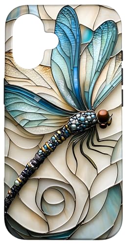Libelle, ästhetisch, Blau, Blaugrün, Beige Hülle für iPhone 16 Libelle, ästhetisch, Blau, Blaugrün, Beige Hülle für iPhone 16 von SAVARLO