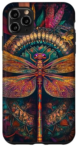 Libelle Boho Entomologie Insect Schwarz Hülle für iPhone 11 Pro Max Libelle Boho Entomologie Insect Schwarz Hülle für iPhone 11 Pro Max von SAVARLO