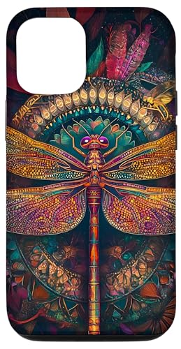 Libelle Boho Entomologie Insect Schwarz Hülle für iPhone 12/12 Pro Libelle Boho Entomologie Insect Schwarz Hülle für iPhone 12/12 Pro von SAVARLO