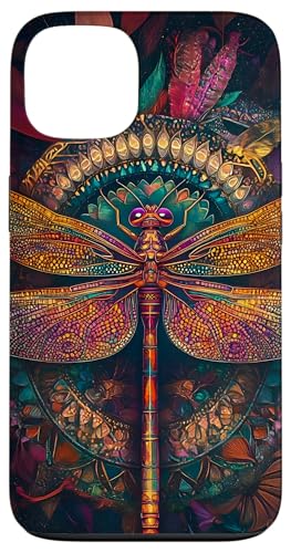 Libelle Boho Entomologie Insect Schwarz Hülle für iPhone 13 Libelle Boho Entomologie Insect Schwarz Hülle für iPhone 13 von SAVARLO