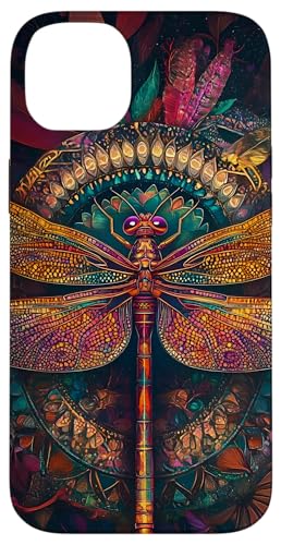 Libelle Boho Entomologie Insect Schwarz Hülle für iPhone 14 Plus Libelle Boho Entomologie Insect Schwarz Hülle für iPhone 14 Plus von SAVARLO