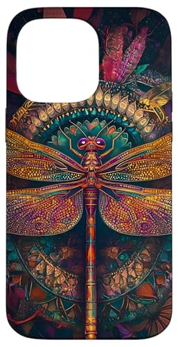 Libelle Boho Entomologie Insect Schwarz Hülle für iPhone 14 Pro Max Libelle Boho Entomologie Insect Schwarz Hülle für iPhone 14 Pro Max von SAVARLO