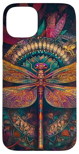 Libelle Boho Entomologie Insect Schwarz Hülle für iPhone 15 Plus Libelle Boho Entomologie Insect Schwarz Hülle für iPhone 15 Plus von SAVARLO