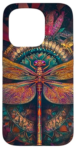 Libelle Boho Entomologie Insect Schwarz Hülle für iPhone 15 Pro Libelle Boho Entomologie Insect Schwarz Hülle für iPhone 15 Pro von SAVARLO