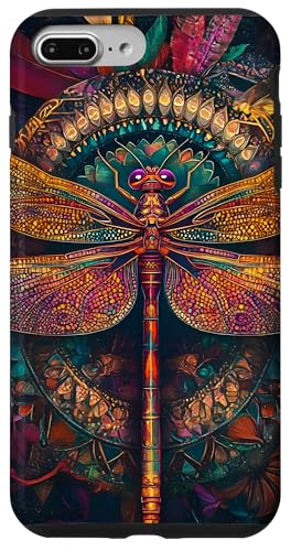 Libelle Boho Entomologie Insect Schwarz Hülle für iPhone 7 Plus/8 Plus Libelle Boho Entomologie Insect Schwarz Hülle für iPhone 7 Plus/8 Plus von SAVARLO