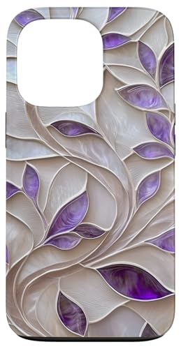 Lila Elfenbein Botanische Blätter Floral Aesthetic Hülle für iPhone 13 Pro Lila Elfenbein Botanische Blätter Floral Aesthetic Hülle für iPhone 13 Pro von SAVARLO