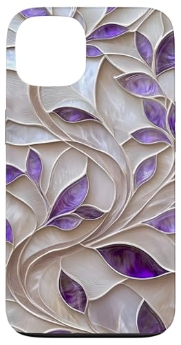 Lila Elfenbein Botanische Blätter Floral Aesthetic Hülle für iPhone 13 Lila Elfenbein Botanische Blätter Floral Aesthetic Hülle für iPhone 13 von SAVARLO