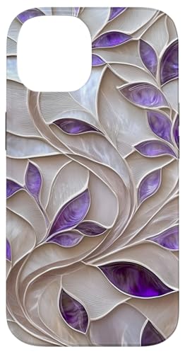 Lila Elfenbein Botanische Blätter Floral Aesthetic Hülle für iPhone 14 Lila Elfenbein Botanische Blätter Floral Aesthetic Hülle für iPhone 14 von SAVARLO