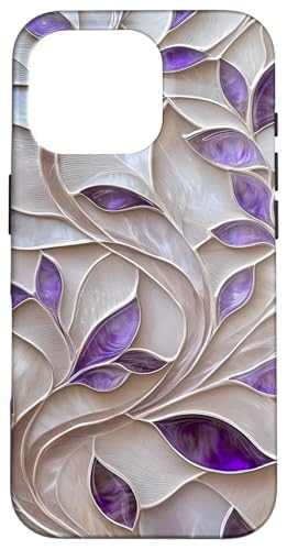 Lila Elfenbein Botanische Blätter Floral Aesthetic Hülle für iPhone 16 Pro Lila Elfenbein Botanische Blätter Floral Aesthetic Hülle für iPhone 16 Pro von SAVARLO